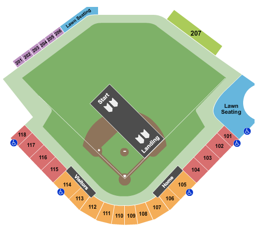 Four Winds Field at Coveleski Stadium Seating Chart: Nitro Circus