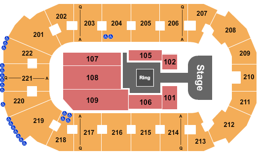 Covelli Centre - Youngstown Seating Chart: AEW