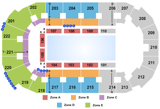 Covelli Centre Seating Chart
