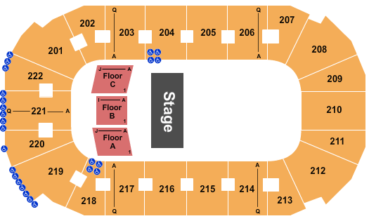 Covelli Centre Seating Chart
