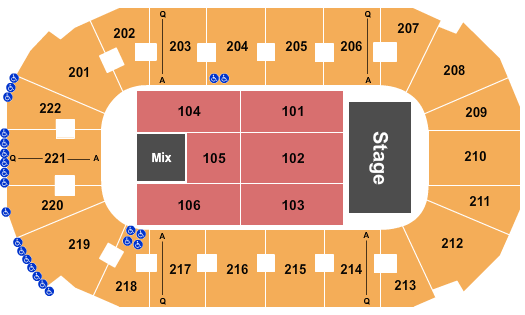 Covelli Centre - Youngstown Seating Chart: TSO