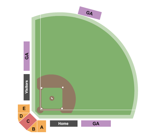 Cowboy Diamond Seating Chart: Softball