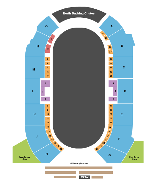 Cowtown Coliseum Seating Chart: Rodeo 3