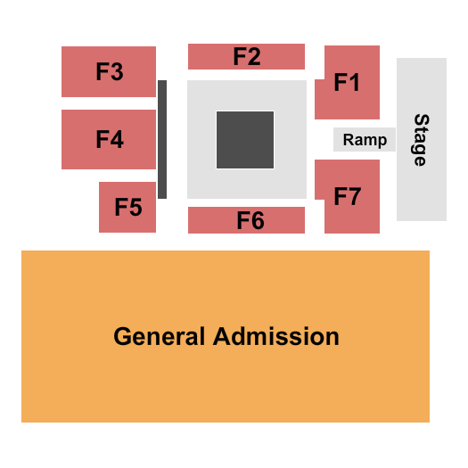 Cox Pavilion Seating Chart: Wrestling