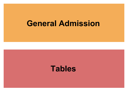 The Coyote Store - Gail Seating Chart: GA Tables