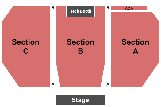 Creative Arts Council of Wells County Seating Chart: Endstage