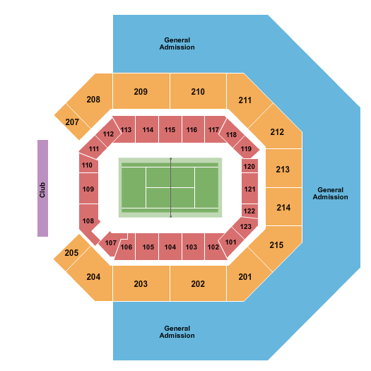 Credit One Stadium Seating Chart: Tennis 2