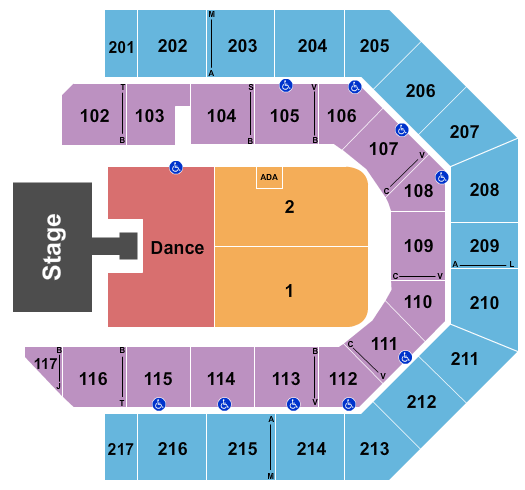 Credit Union 1 Arena Seating Chart: Cage The Elephant