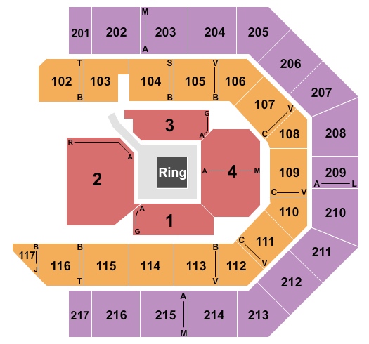 Credit Union 1 Arena Seating Chart: Sumo
