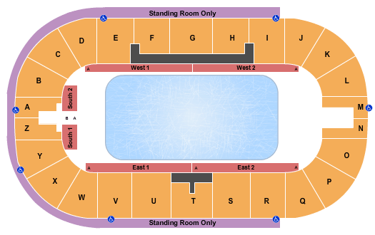 Credit Union Place - PEI Seating Chart: Thank You Canada Tour