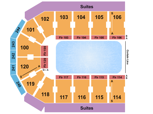 Credit Union of Texas Event Center Seating Chart: Disney On Ice