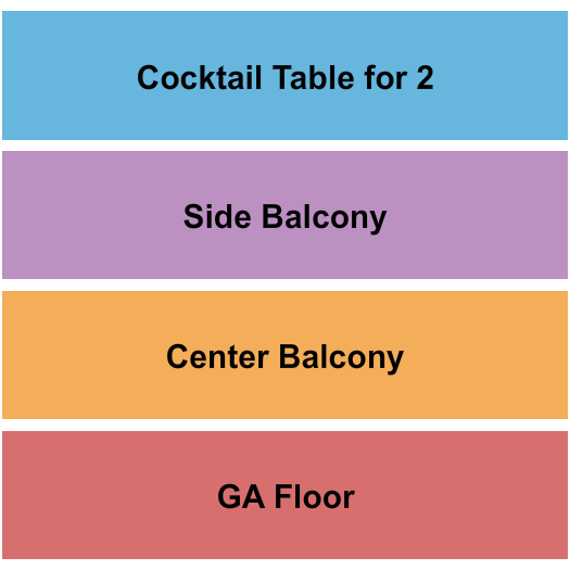 Crested Butte Center For The Arts Seating Chart: GA Floor/Balcony/Table