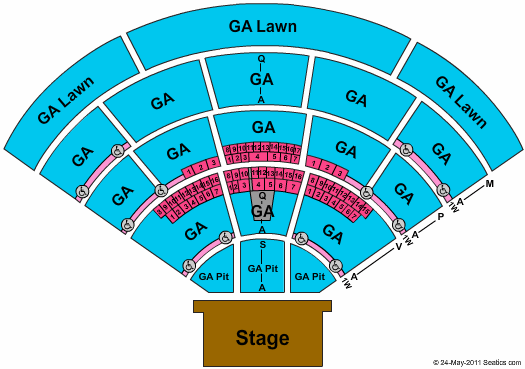 Sleep Train Amphitheatre Seating Chart