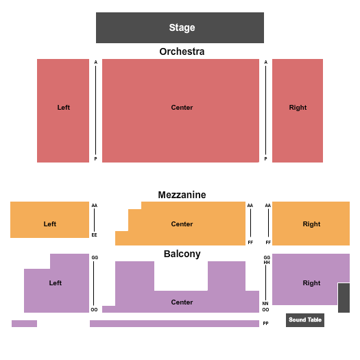 Crighton Theatre Map