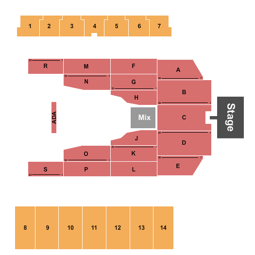 Croix-Bleue Medavie Stadium Seating Chart: Endstage
