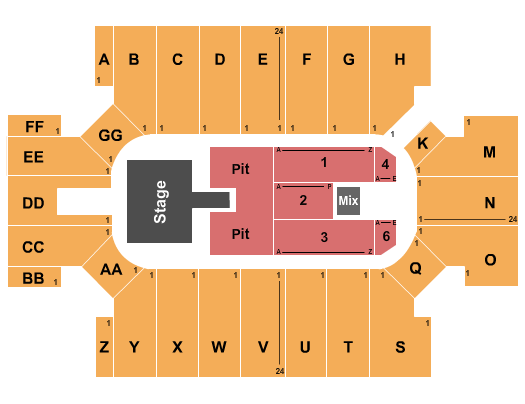 Cross Insurance Arena Seating Chart: Brantley Gilbert