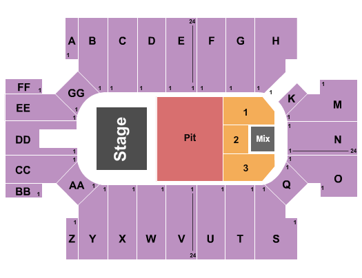 Cross Insurance Arena Seating Chart: Coheed and Cambria