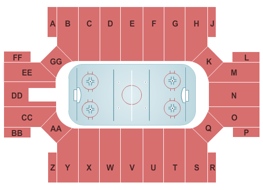 Cross Insurance Arena Seating Chart: Hockey