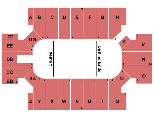 Cross Insurance Arena Seating Chart: Rodeo