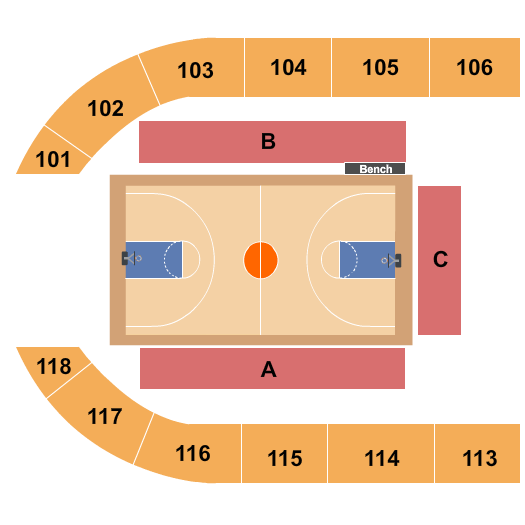 Crossroads Arena Seating Chart: Harlem Globetrotters