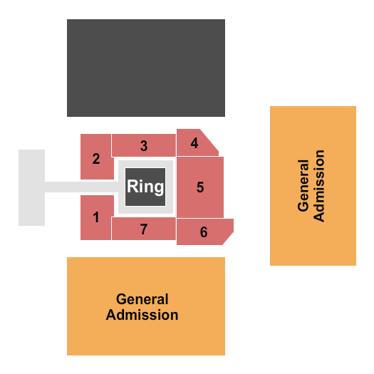 Crown Arena - The Crown Center Seating Chart: Wrestling