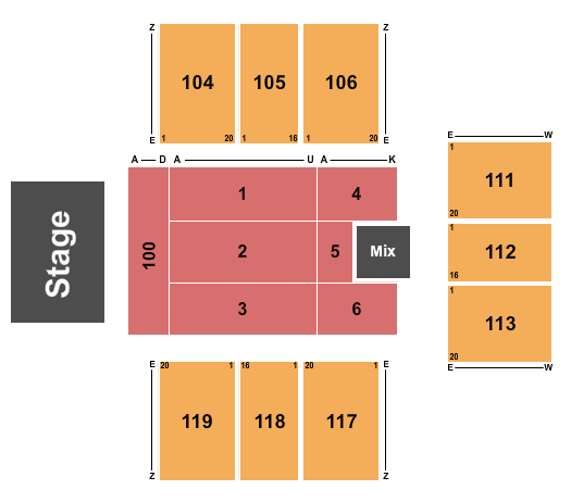 Crown Arena - The Crown Center Seating Chart: R&B Invitation