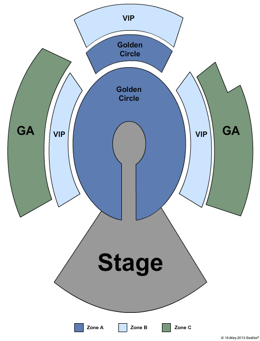Crown Theater - Rio Hotel Seating Map