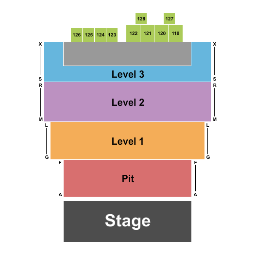 Crown Uptown Theatre Seating Chart