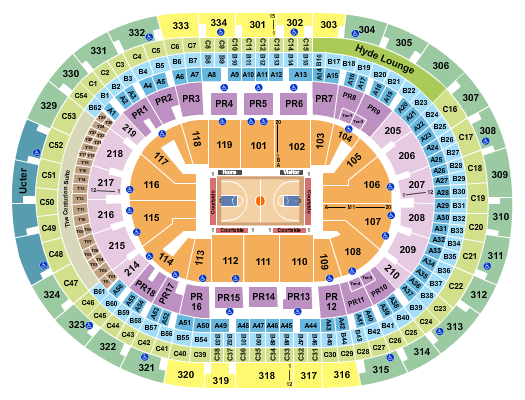 Crypto.com Arena Seating Chart: Basketball