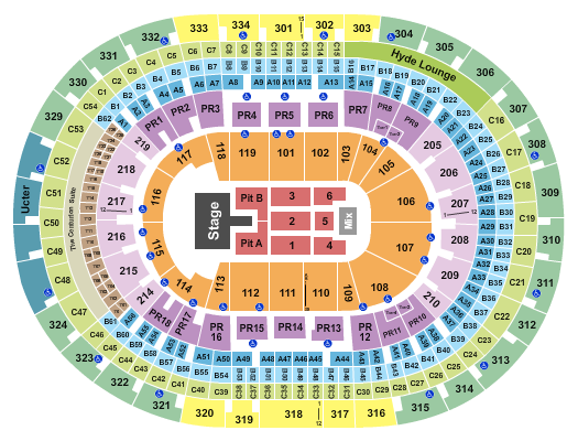 Crypto.com Arena Seating Chart: Brent Faiyaz