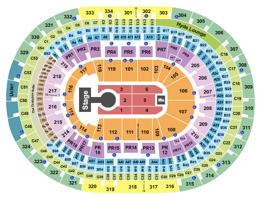 Crypto.com Arena Seating Chart: Diljit Dosanjh