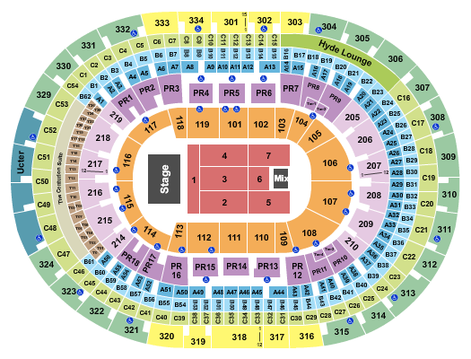 Crypto.com Arena Seating Chart: Endstage 1