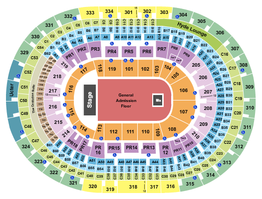 Crypto.com Arena Seating Chart: Endstage GA Floor 2
