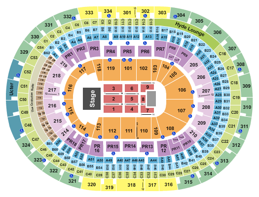 Crypto.com Arena Seating Chart: Endstage