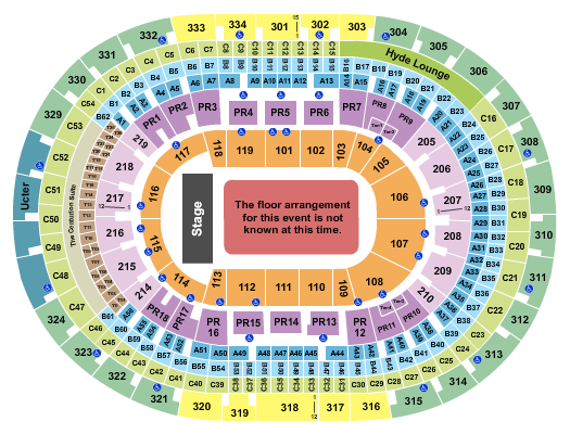 Crypto.com Arena Seating Chart: Generic Floor