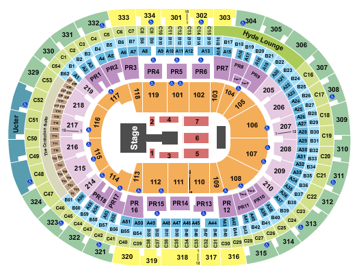Crypto.com Arena Seating Chart: Le Sserafim