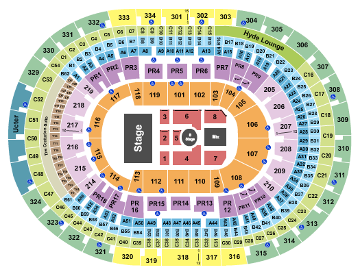 Crypto.com Arena Seating Chart: Olivia Dean