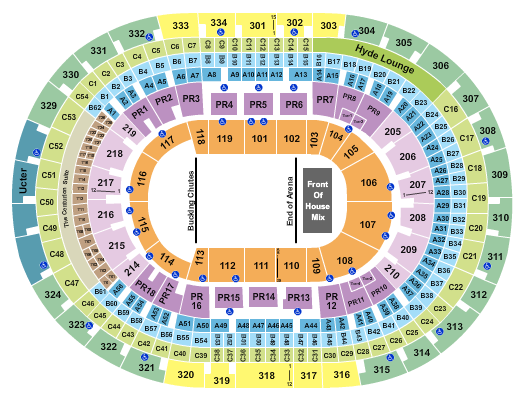Crypto.com Arena Seating Chart: PBR