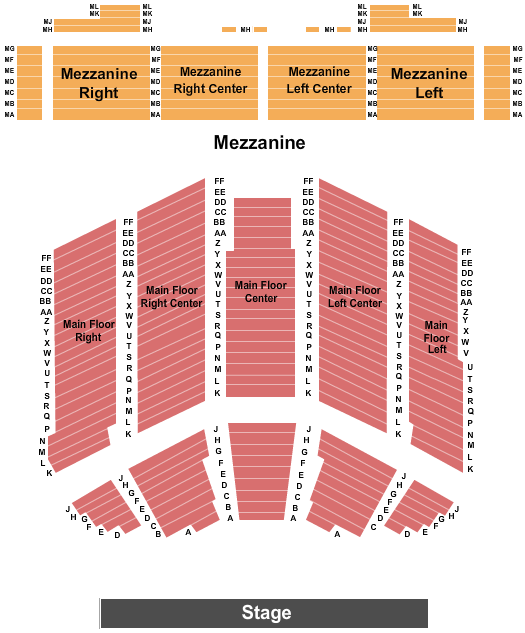 Crystal Grand Music Theatre Seating Chart