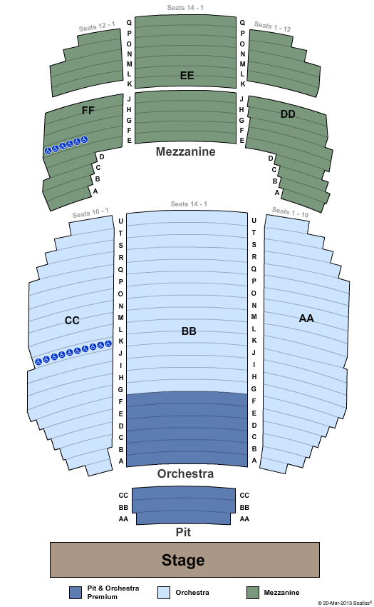 Cullen Theater At Wortham Theater Center Seating Chart