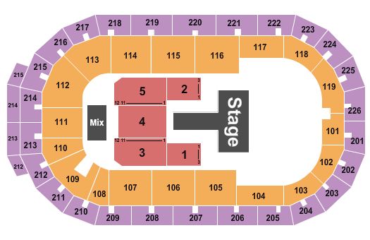 Cure Insurance Arena Seating Chart: Badshah