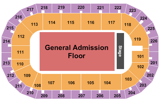 Cure Insurance Arena Seating Chart