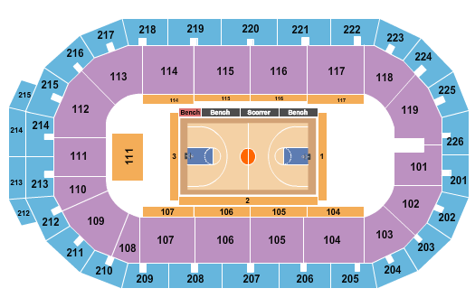 Cure Insurance Arena Seating Chart: Harlem Globetrotters