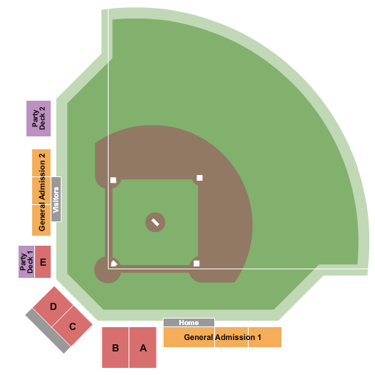 Currie Field Seating Chart: Baseball