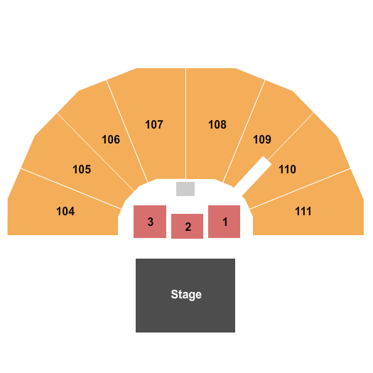 Curtis Culwell Center Seating Chart: Half House Reserved 2