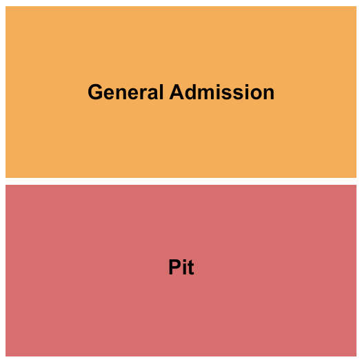 Cuthbert Amphitheater Seating Chart: Pit & GA