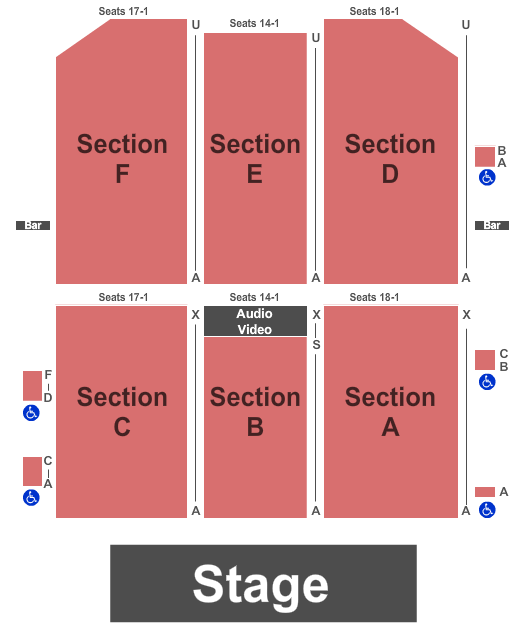 Cypress Bayou Casino Seating Chart