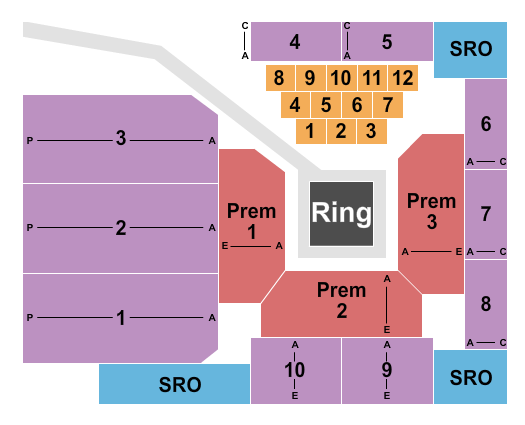 DCU Center Seating Chart: Boxing