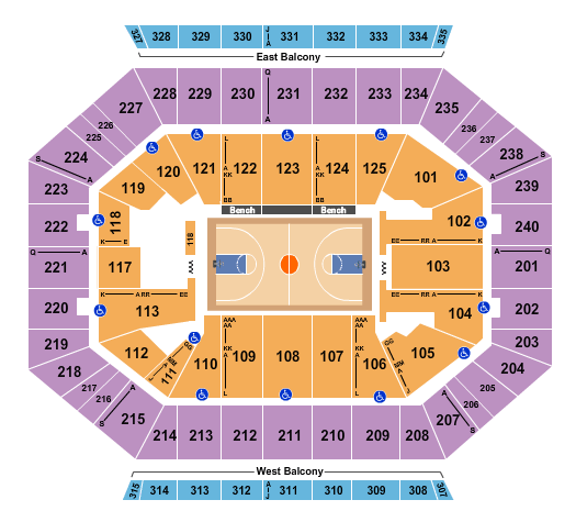 DCU Center Seating Chart: Basketball Globetrotters