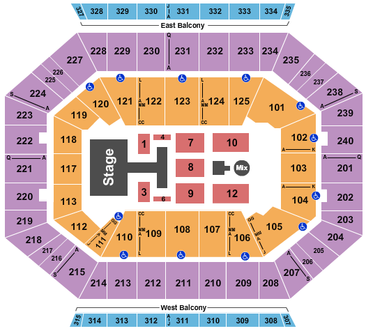 DCU Center Seating Chart: Disney Descendants